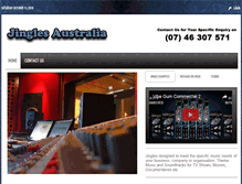 Tablet Screenshot of jinglesaustralia.com.au